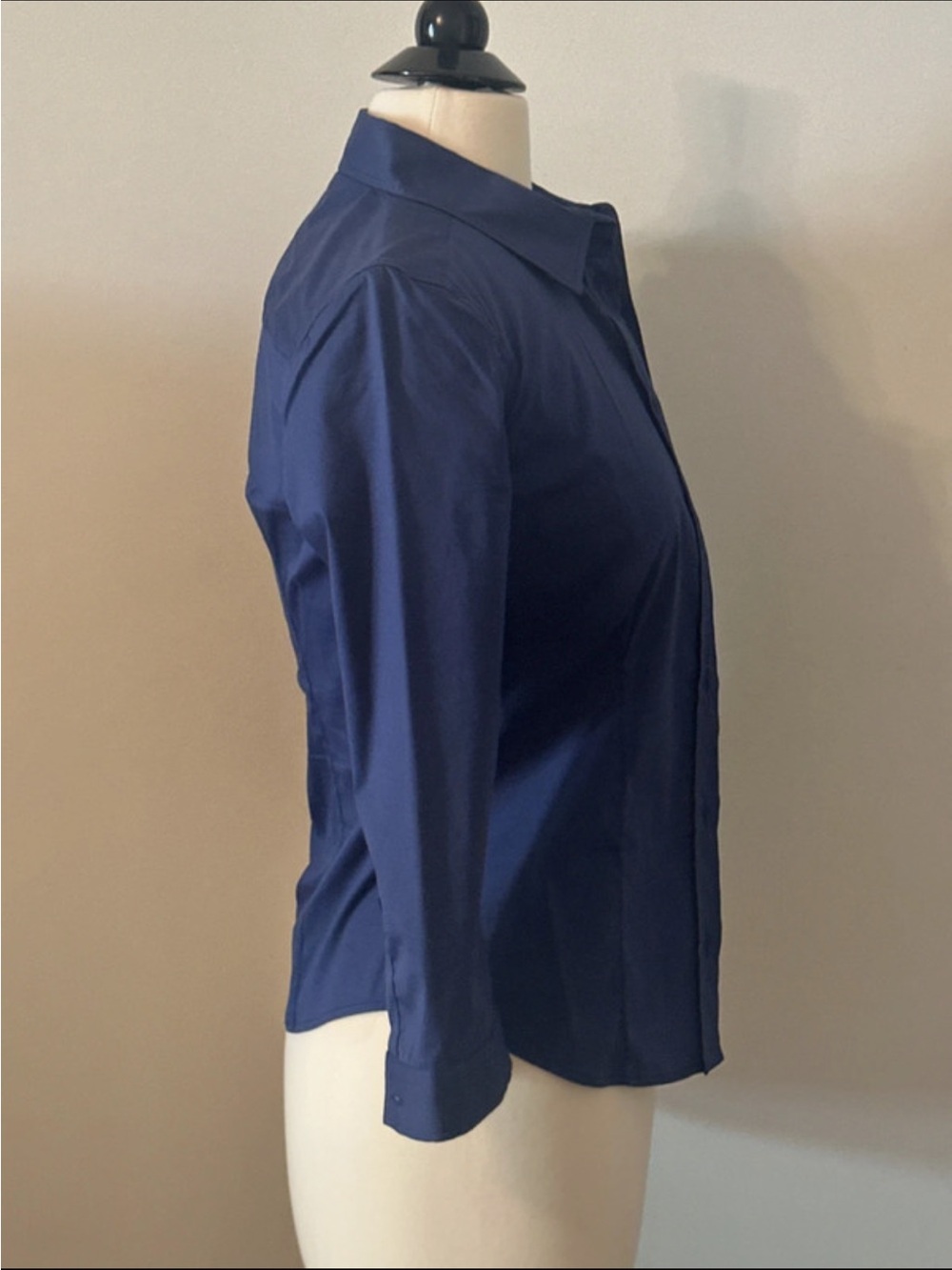 PRADA 3/4 Twilight Blue Shirt - Picture 10 of 14